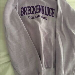 Breckenridge Light Purple Crewneck Sweater